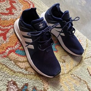 Navy Adidas shoes